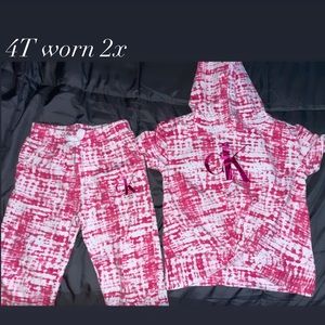 CK matching jump suit